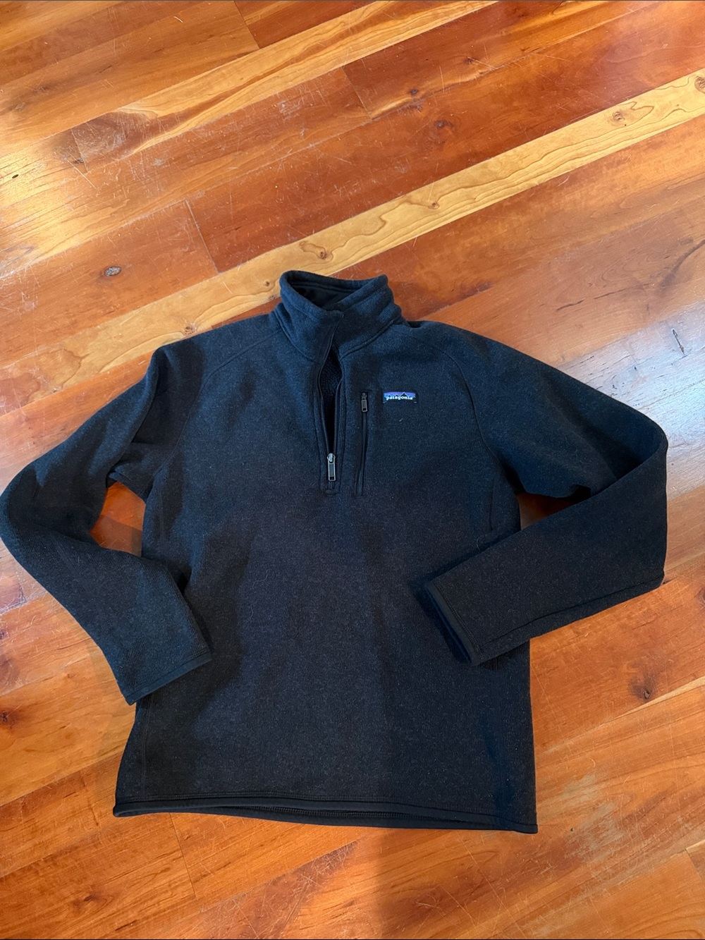 Patagonia Men’s Better sweater Black Half-Zip Fleece Pullover